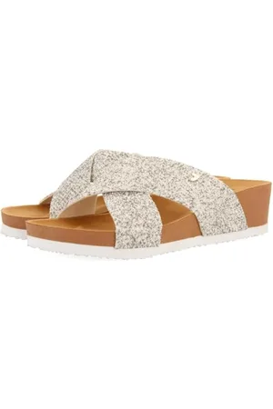 Gioseppo Sandali con Zeppa Tipo BIO E Strisce METALLIZZATE per Donna Gearhart