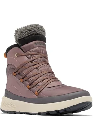 Columbia Red Hills Omni-Heat, Stivali da neve Donna, Basalt/Camel Brown , 37 EU
