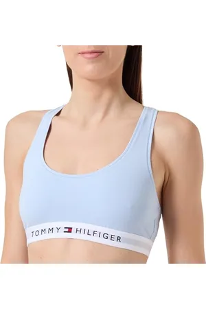 Tommy Hilfiger Bralette Donna Unlined Elasticizzata, (Breezy Blue), S