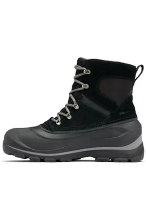 sorel Buxton Lace Boot WP, Stivali da Neve Impermeabili, Uomo, Black/Quarry 2024/2025, 48 EU