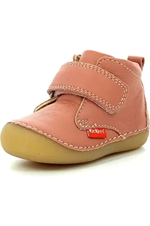 Kickers Sabio Stivaletto, Unisex - Bimbi 0-24, Rosa(Rose Antique Perm 132), 24 EU