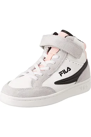 Fila Crew Velcro Mid Kids, Scarpe da ginnastica Unisex - Bambini e ragazzi, , 29 EU