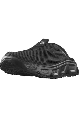 Salomon REELAX SLIDE 6.0, Scarpe da Recovery Donna, Black / Black / Alloy, 42 2/3 EU