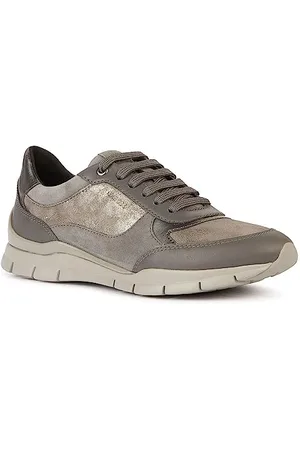 Geox D Sukie A, Sneakers Donna, Dk Stone, 37 EU