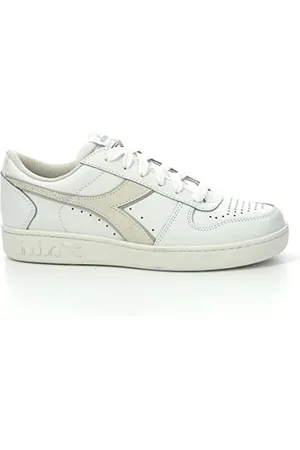 Diadora Magic Basket Low Leather Wn, Scarpe da Ginnastica Donna, Dawn Blue/White, 36 EU