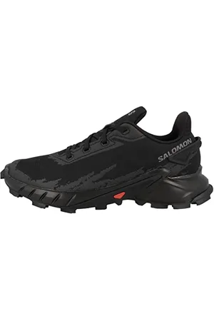 Salomon Alphacross 4 Scarpe da Trail Running da Donna, Grip potente, Comfort a lunga durata, Performance versatili, Black, 40 2/3