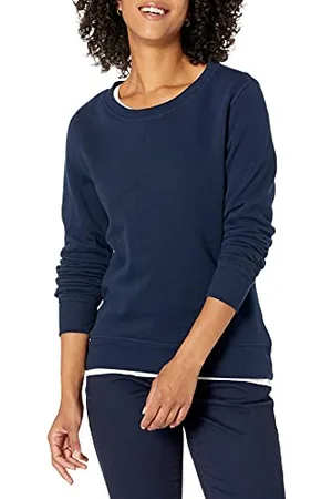 Amazon Felpa Girocollo in Pile (Disponibile nelle Taglie Forti) Donna, , XS