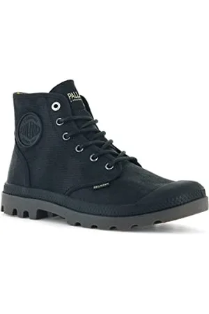 Palladium Pampa Hi Wax, Stivali Sneaker Unisex - Adulto, Nero (6), 37 EU