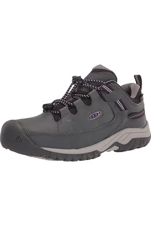 Keen Targhee Low Waterproof, Stivali da Escursionismo, Magnet/Tillandsia Purple, 37 EU