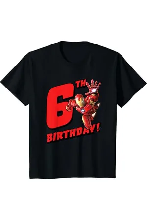Marvel Bambino Iron Man 6th Birthday Maglietta