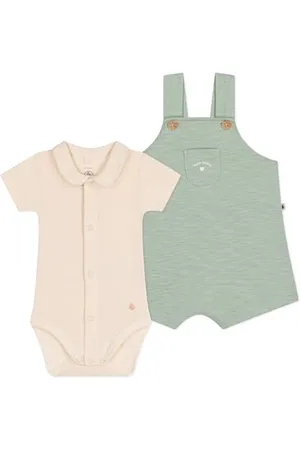 Petit Bateau A09mp Salopette, , 12 Mesi Unisex-Bimbi