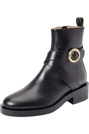 HUGO BOSS Iryna_Bootie_C, Stivaletto Donna, Black, 42 EU