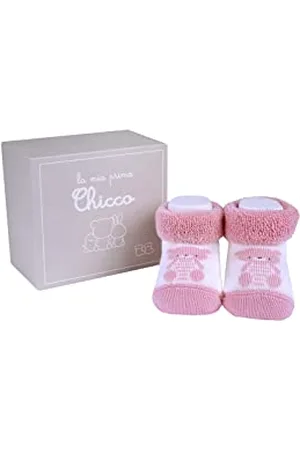 chicco Scatola con babbucce, Calze Unisex 0-24, , taglia unica
