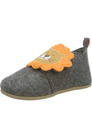 Playshoes Pantofole In Feltro, Pantofole In Feltro Unisex - Bambini e ragazzi, , 29 EU