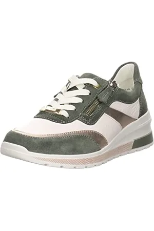 ARA Napoli, Scarpe da Ginnastica Donna, Thyme Platinum Cream, 41.5 EU