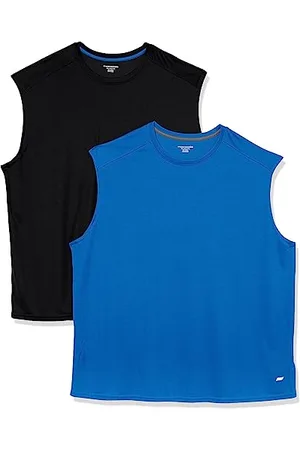 Amazon Canotta Tecnica Sportiva Active Performance Uomo, Pacco da 2, , XXL Plus