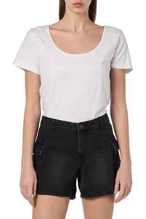 Noisy May Nmsmiley Cargo Nw Pantaloncini Vi445bl Noos Jeans, , L Donna