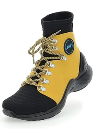UYN Himalaya 6000 High Black Sole, Trekking Donna, Nero/Senape, 40 EU