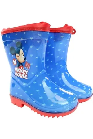 Disney Botte Mickey Ragazzo, Rain Boot, Bleu, 30 EU