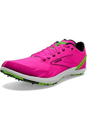 Brooks Draft XC Spikeless, Sneaker Uomo, Pink GLO/Green/Black, 44.5 EU