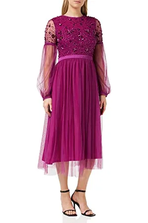Amelia Rose Abito Decorato con Paillettes Vestito per Occasioni Speciali, , 42 Donna