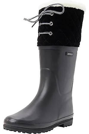 Aigle Polka Giboulee 3756A Stivali da Neve da Donna, Nero (Noir), 35 EU