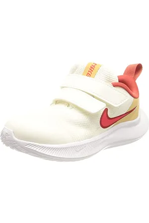 Nike Star Runner 3, Sneaker Unisex-Bambini, Sail/Bright Crimson-Sesame-Red Clay, 19.5 EU