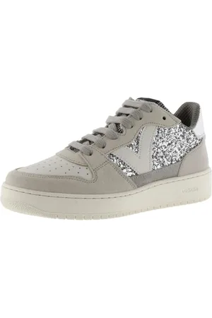 victoria Sneaker Madrid Glitter & Pezzi in Crosta di Pelle & Retro Metallizzato 1258261 per Donna 40