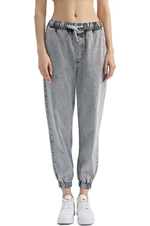 DeFacto Z8581AZ, Jeans, Donna, Grigio, 44