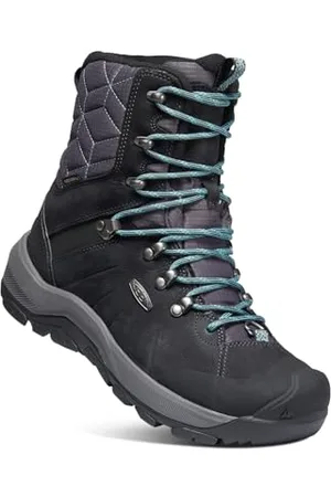 Keen Revel 4 High Polar, Botas de Nieve Donna, Nero (Black/North Atlantic), 36 EU