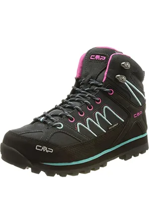 CMP MOON MID WMN TREKKING SHOE WP, Scarpe da Trekking Donna, Antracite-Acqua, 42 EU