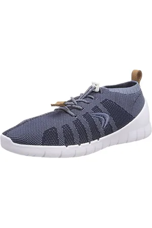 Clarks Sprint Aero, Scarpe da Ginnastica Basse Unisex-Bambini, Blu (Blue Combi), 24 EU