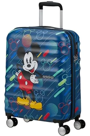American Tourister Wavebreaker Disney FL - Spinner S, bagagli a mano, 55 cm, 36 L, (Mickey Future Pop)