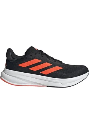 adidas Response Super Shoes, Scarpe da Corsa Uomo, Core Black/Solar Red/Core Black, 42.5 EU
