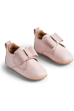 WHEAT Hausschuh Bow-Unisex-Echtes Leder, Ciabatte Bambini, , 21 EU