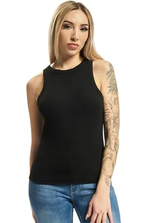 ONLY ONLNILLA S/L Tank Top Jrs Canotta, Black, S Donna