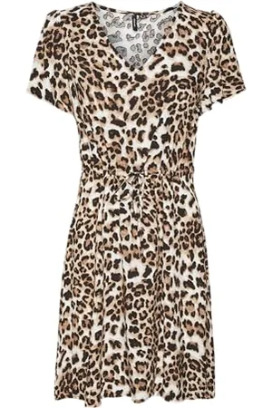 VERO MODA Vmeasy Joy SS Short Dress Wvn Ga Abito Estivo, , XS Donna