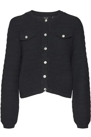 VERO MODA Vmvioletta LS Button Cardigan Maglione, , XS Donna