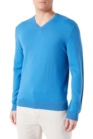 Benetton Maglia Scollo V M/L 1098u4486 Maglione, , L Uomo