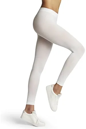 Falke Pure Matt 50 Den W Le Semicoprenti Tinta Unita, Leggings Donna, , M-L