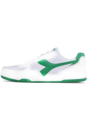 Diadora Raptor Low, Scarpe da Ginnastica Uomo, White/Peas Cream, 37 EU