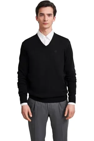 Bugatti 7300-95510 Maglione con Scollo a V, , M Uomo