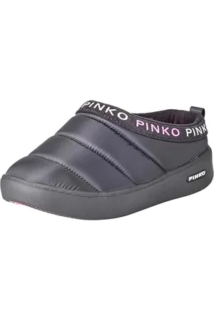 Pinko Garland Sneaker Nylon/Velluto, Scarpe da Ginnastica Donna, Z99_Nero Limousine, 36 EU