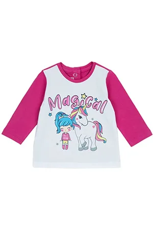 chicco T-shirt con maniche lunghe Bimba 0-24, , 9 mesi