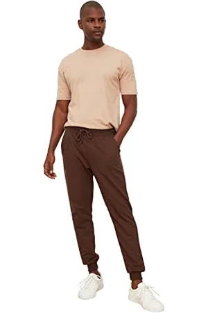 Trendyol Male Regular Fit Tire Basic Pantaloni della Tuta, XL Uomini