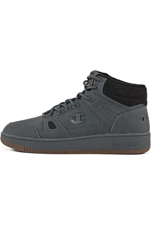 Champion RD18 Cord Mid, Sneakers Uomo, Grigio Scuro/Nero/Marrone Chiaro (ES014), 42.5 EU