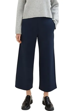 TOM TAILOR 1042304 Culotte Pantalone, 10668-Sky Captain Blue, L Donna