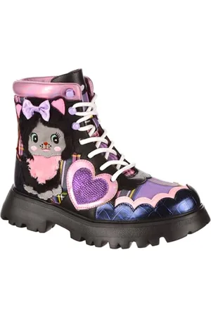 Irregular Choice Kitty più Carino, Stivali alla Moda Donna, , 38 EU