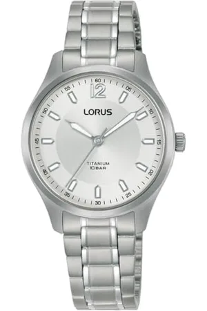 Lorus Orologio analogico al quarzo da uomo con bracciale in titanio, - RG239XX9