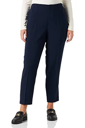 Benetton Pantaloni 4XHW55A94 Donna, Blu Scuro 016, 38